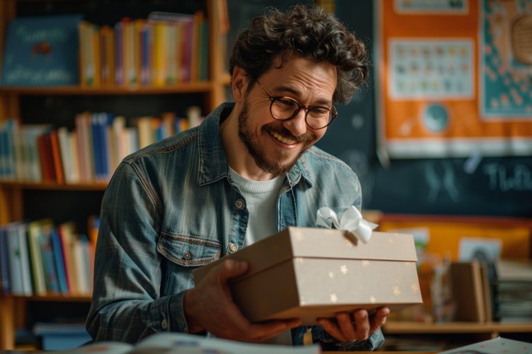 Cadeau enseignant homme